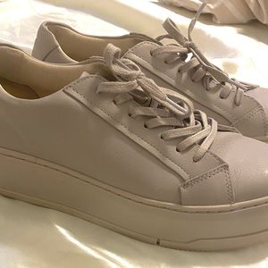 Vagabond leather women platform sneakers